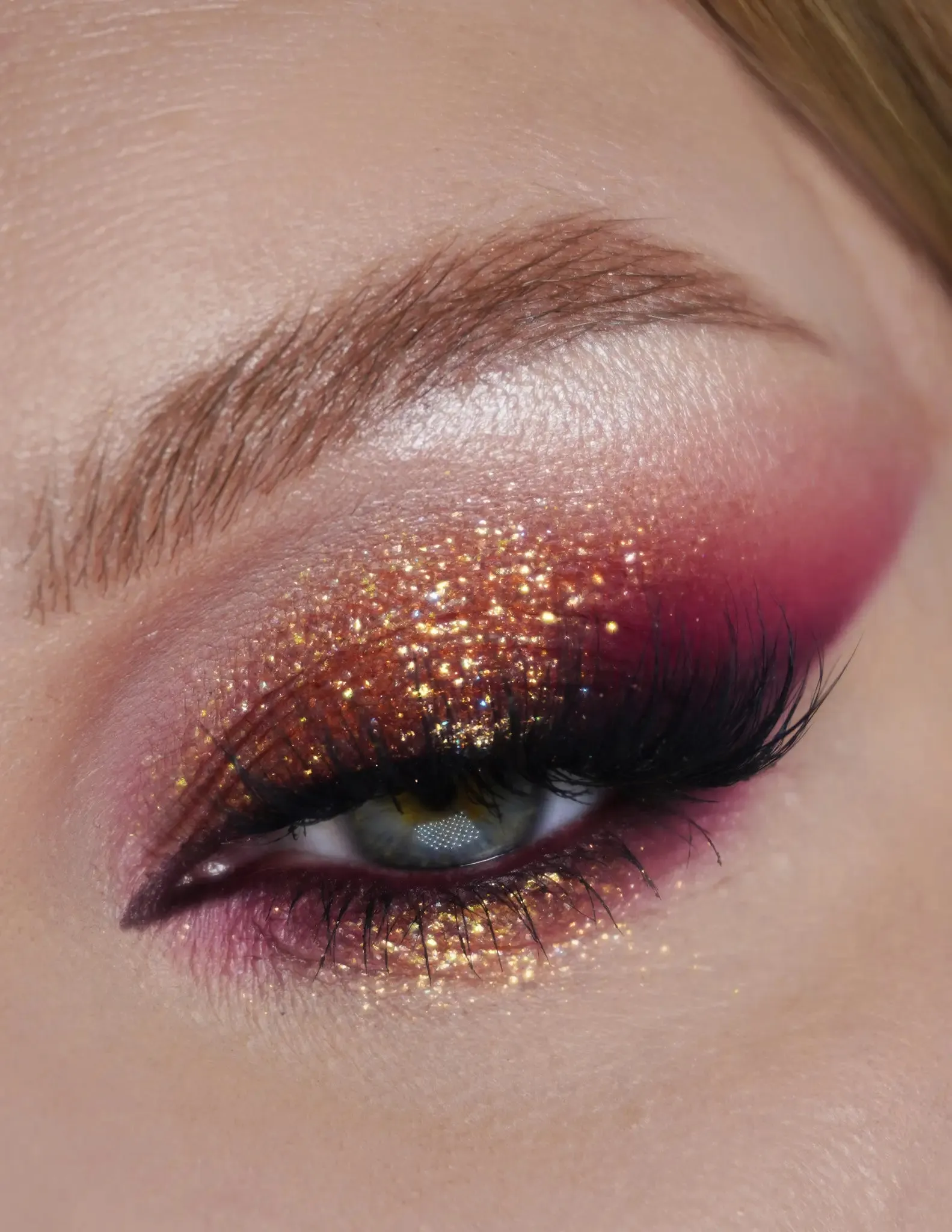 #21 Peach Gold Eyeshadow Glitter