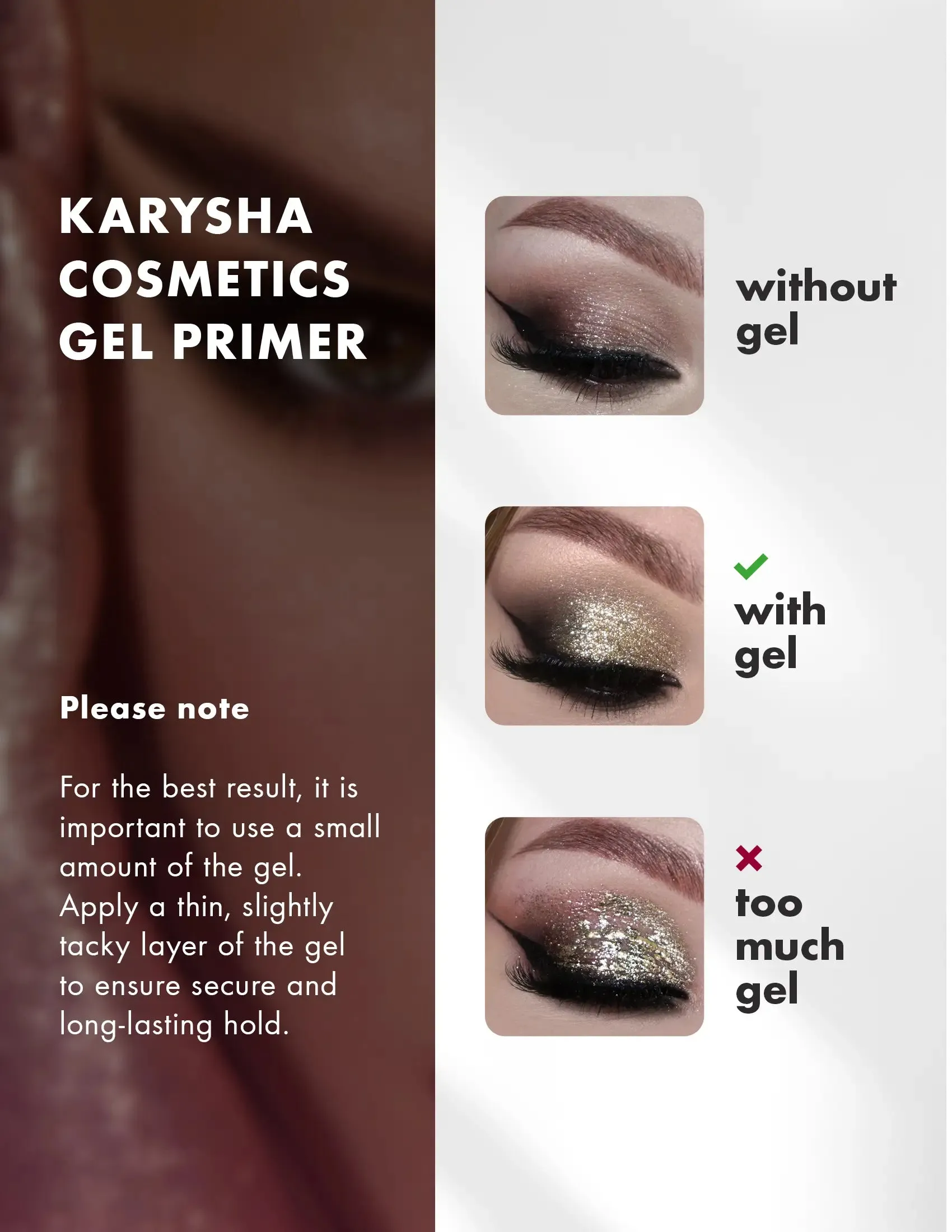 #21 Peach Gold Eyeshadow Glitter