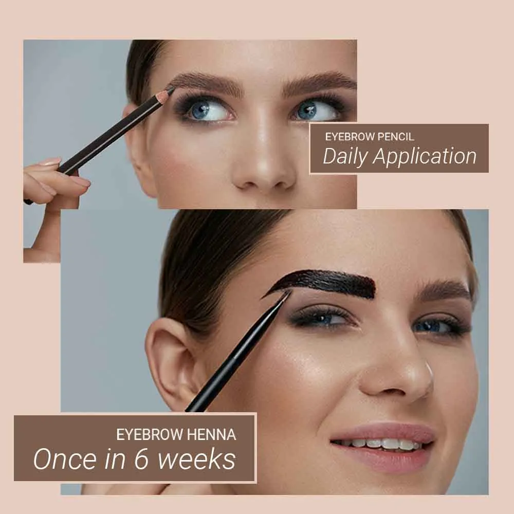 Brow Henna Professional Starter Kit - Set of 12 Natural, Cool & Warm Shades