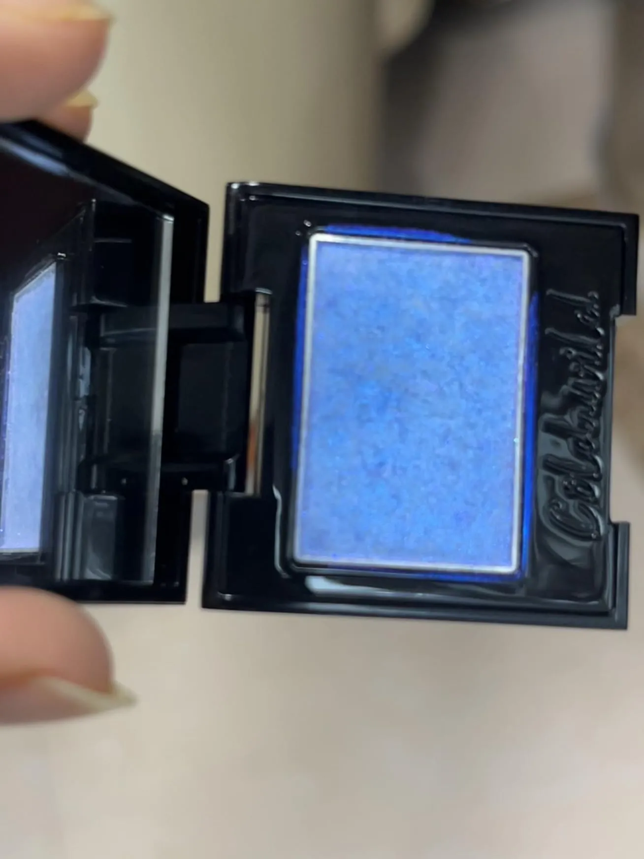 cold n wild eyeshadow glitter pigment sunsetgalaxy palemoom blue (blue dream)
