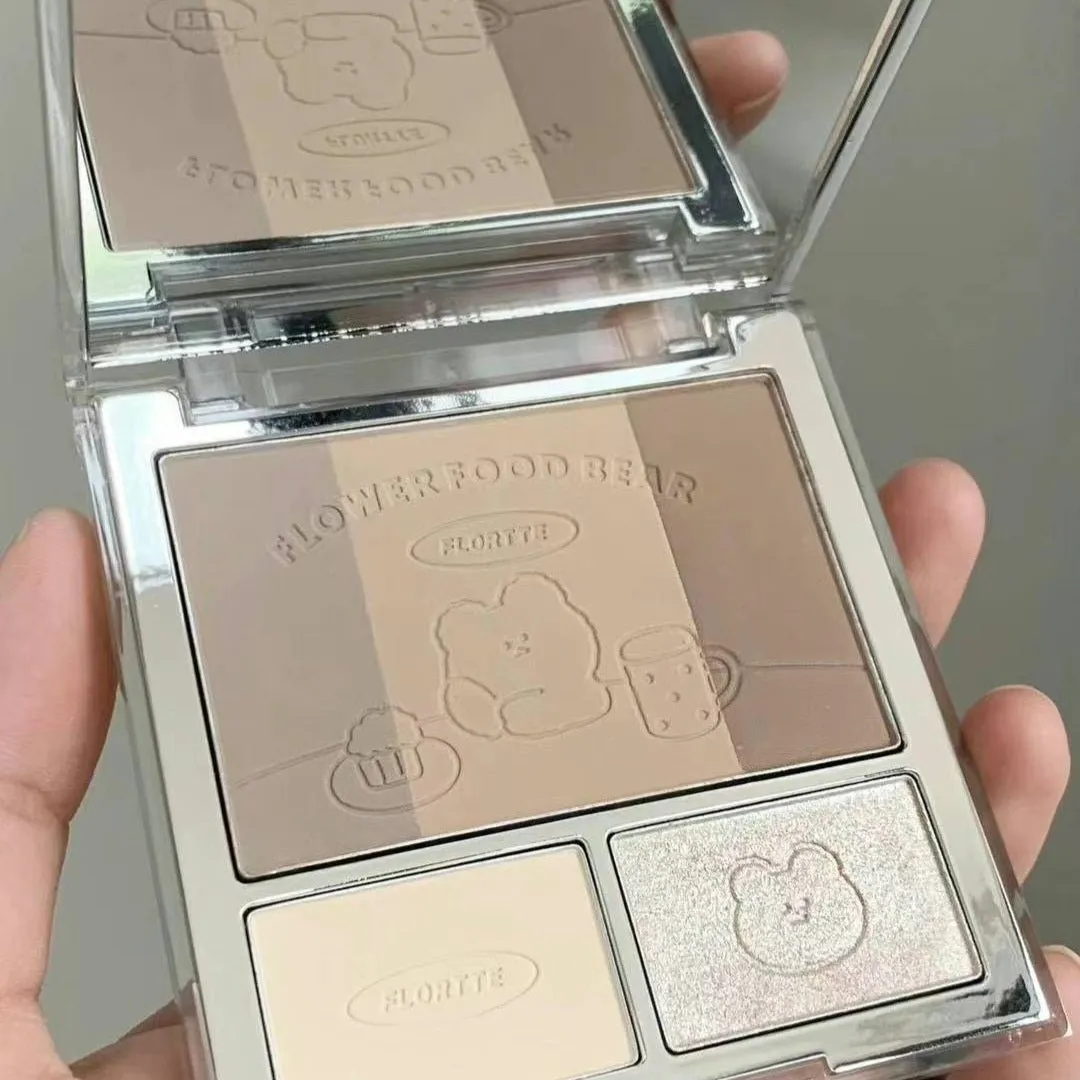 Flortte Cauliflower Bear Contouring Plate Eyeshadow