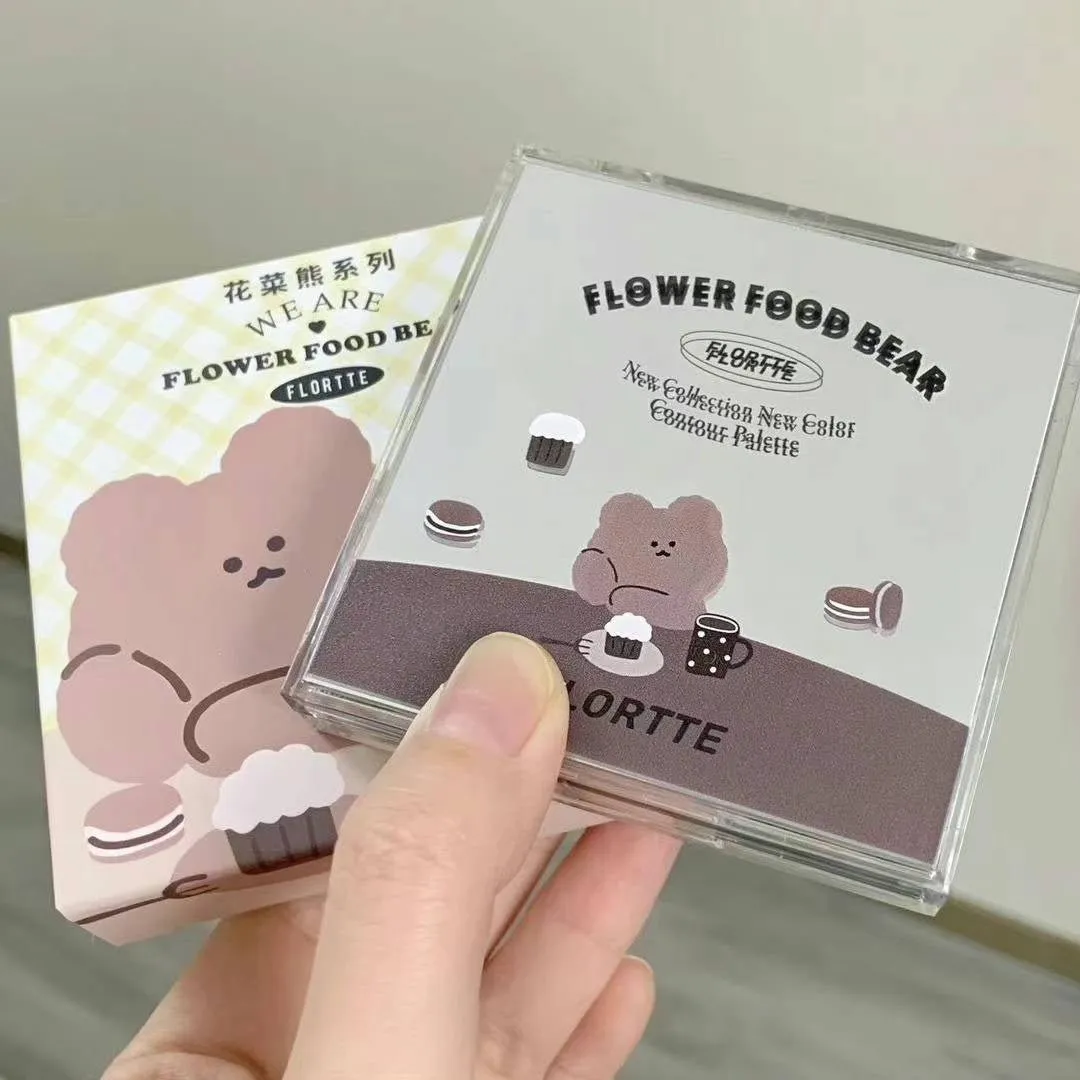 Flortte Cauliflower Bear Contouring Plate Eyeshadow
