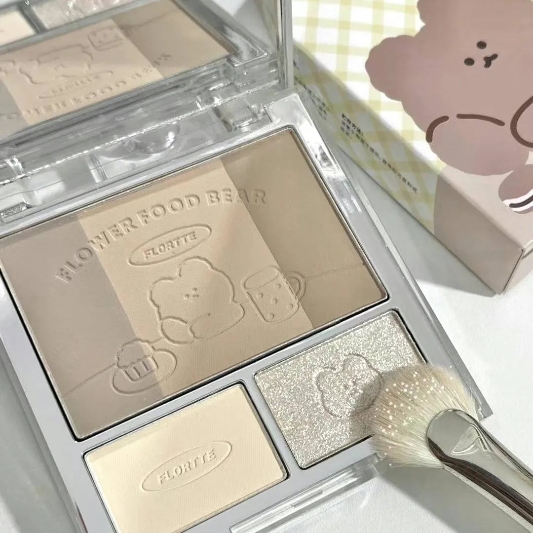 Flortte Cauliflower Bear Contouring Plate Eyeshadow
