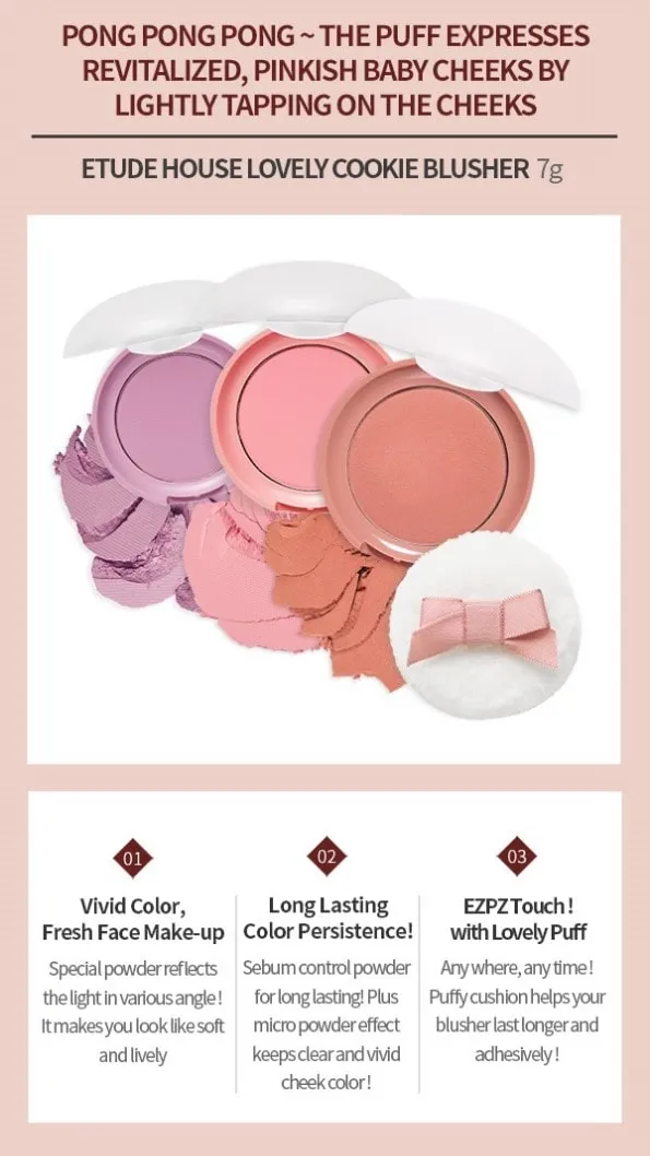 Lovely Cookie Blusher (1pc)