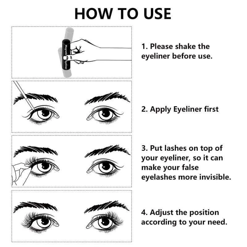Magnetic Eyeliner And Lashes