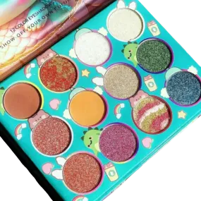 MAKEUP PALETTES | Kawaii Dragon Colourful Rainbows | 12-colour Eyeshadow