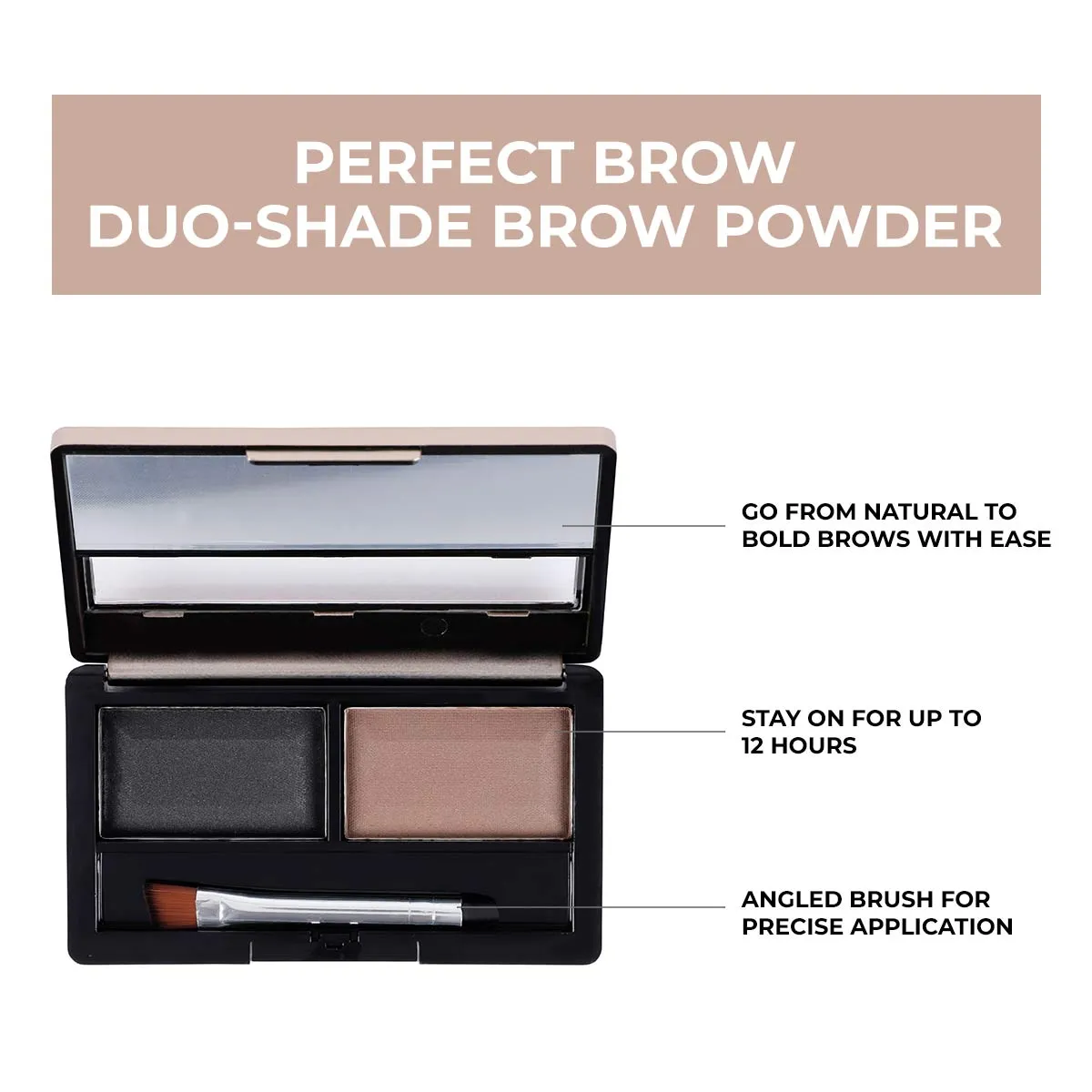 Matt look Perfect Brow Duo-Shade Brow Powder
