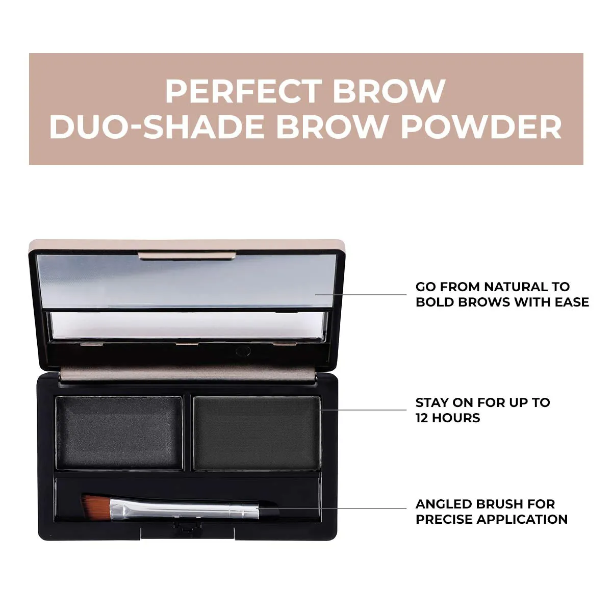 Matt look Perfect Brow Duo-Shade Brow Powder