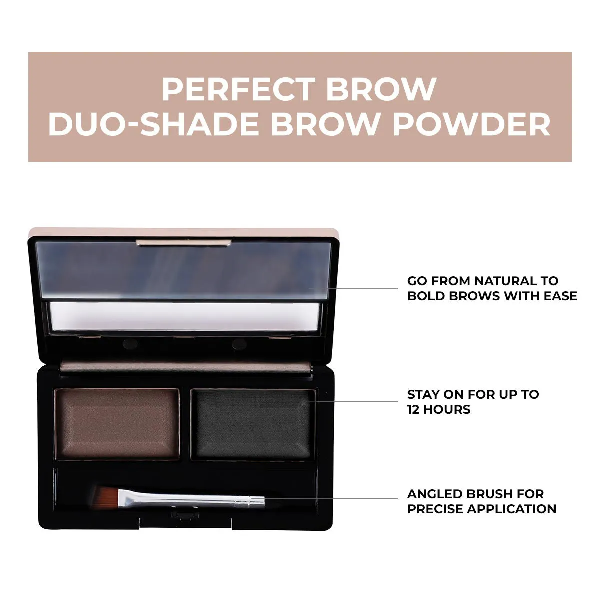 Matt look Perfect Brow Duo-Shade Brow Powder