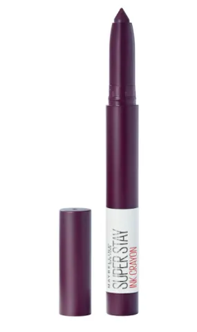 Maybelline SuperStay Ink Crayon Matte Longwear Lipstick With Built-in Sharpener, Forget The Rules, 0.04 Ounce