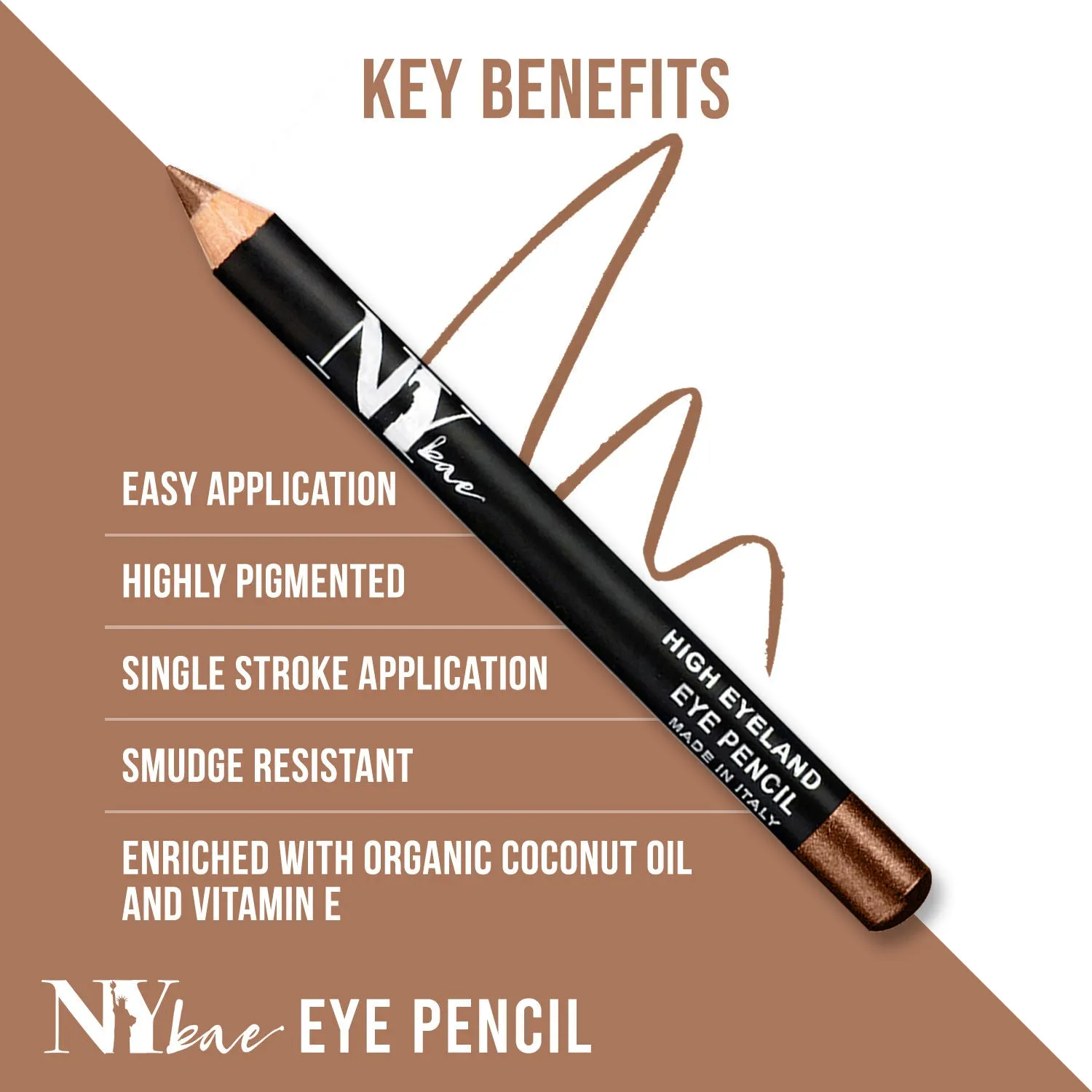 NY Bae High Eyeland - Eye Pencil, High on Cinnamon 4 (0.8g)