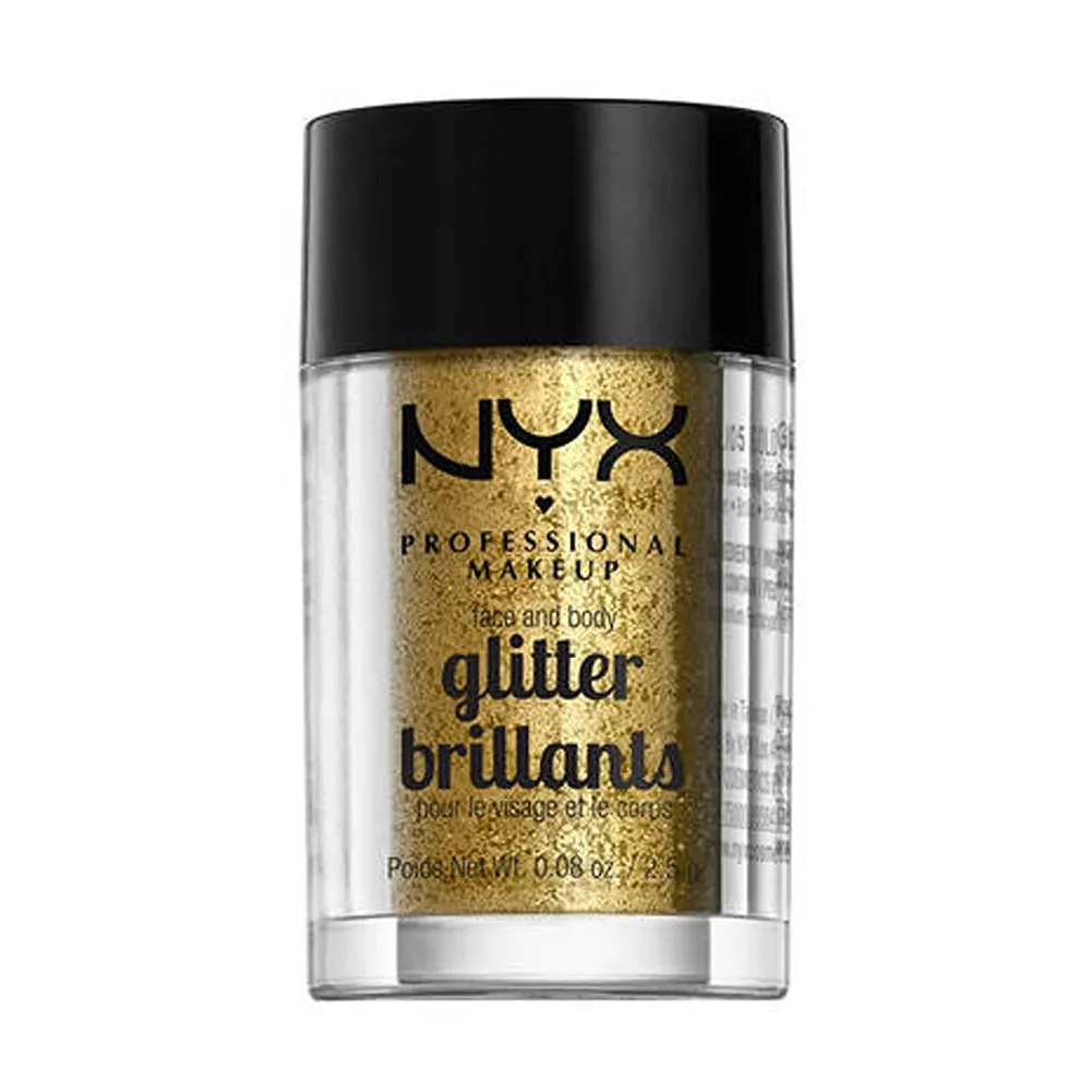 NYX PROFESSIONAL MAKEUP Face & Body Glitter Cruelty Free Bright Glitter Primer