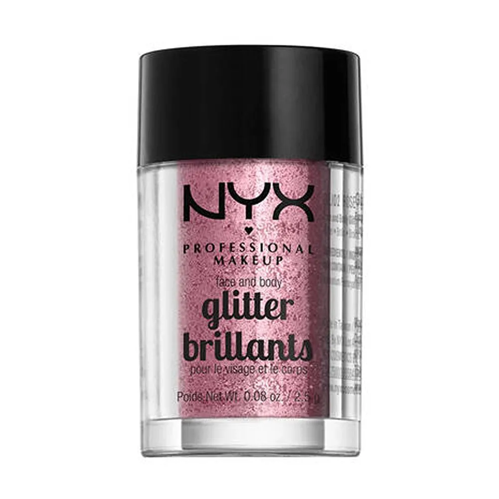 NYX PROFESSIONAL MAKEUP Face & Body Glitter Cruelty Free Bright Glitter Primer