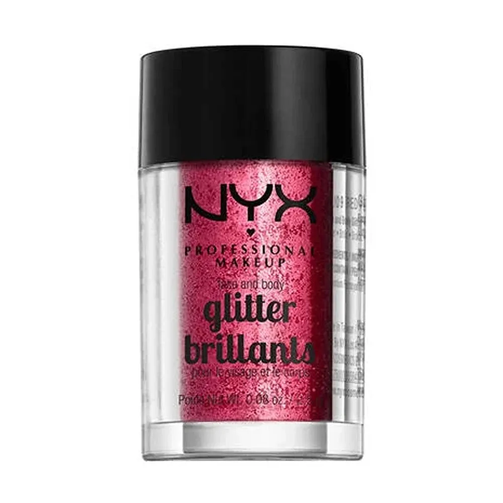 NYX PROFESSIONAL MAKEUP Face & Body Glitter Cruelty Free Bright Glitter Primer