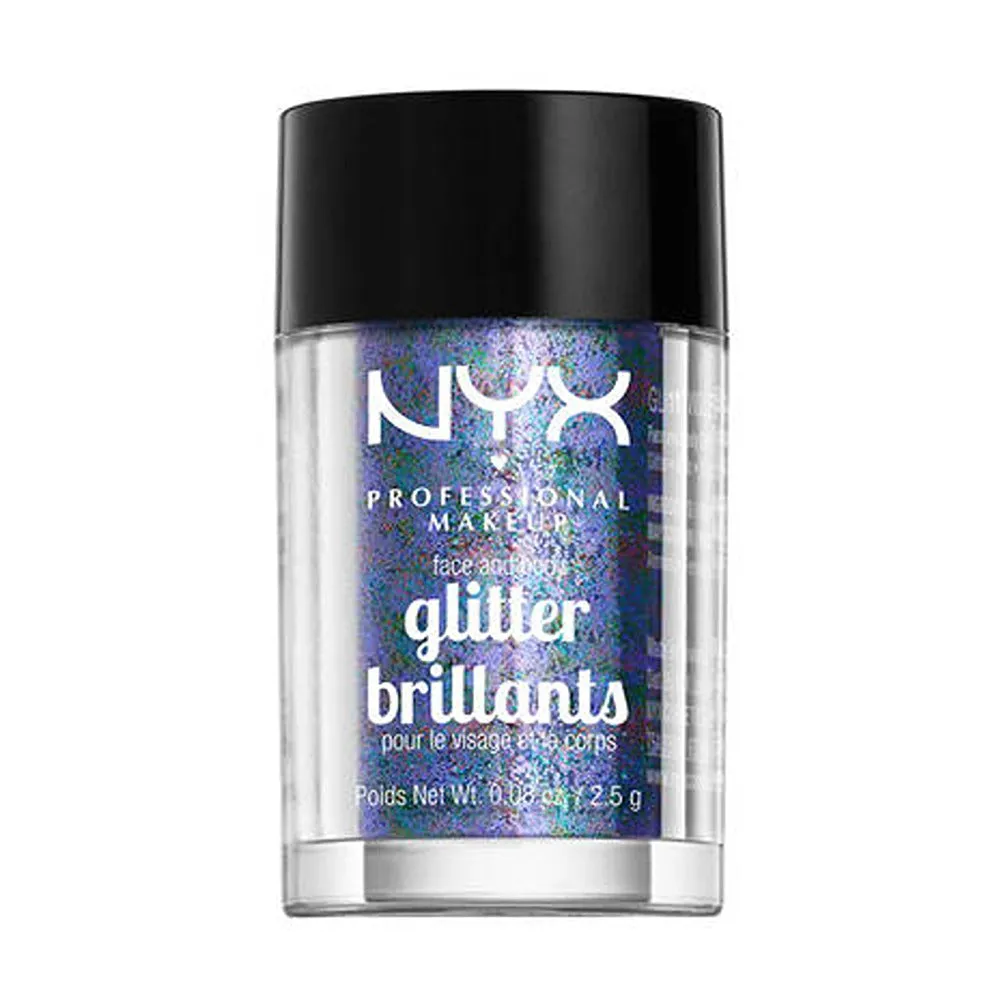 NYX PROFESSIONAL MAKEUP Face & Body Glitter Cruelty Free Bright Glitter Primer