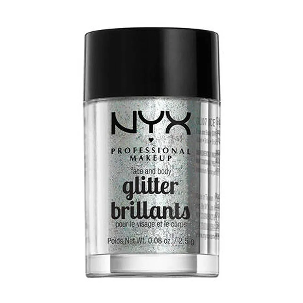 NYX PROFESSIONAL MAKEUP Face & Body Glitter Cruelty Free Bright Glitter Primer