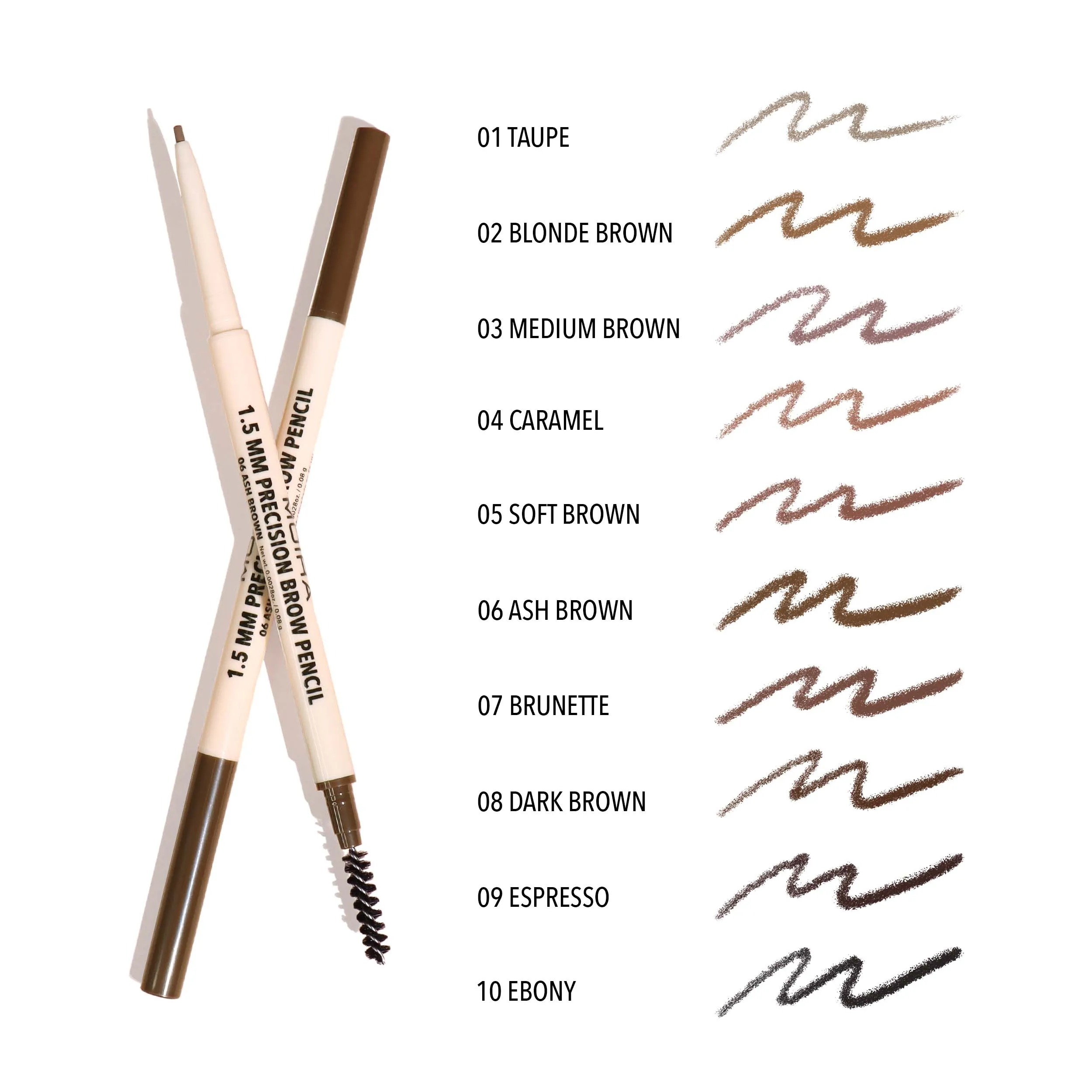 Precision Brow Pencil (010, Ebony)