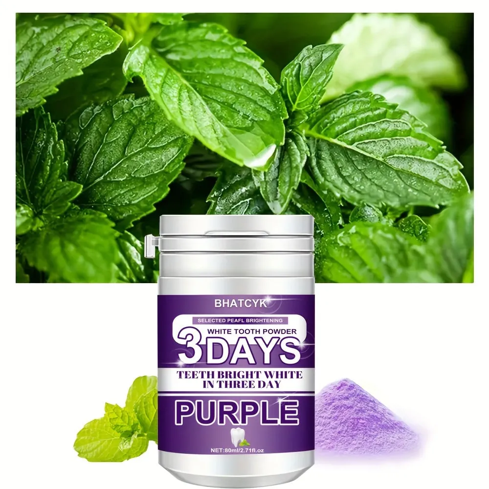 **Purple Tooth Cleaning Powder - 1 Piece**
