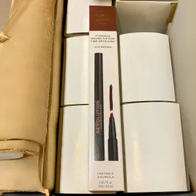 Revolution Bushy Brow Pen Flexible Brush Tip For Fine Detailing Ash Brow 0.5 ml (72 Pcs Lot)