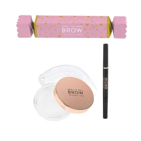 The Brow Technicians Unlock 3D Brows - 2 - in - 1 Brow Styling Gel & Blonde Waterproof Pencil Gift Pack